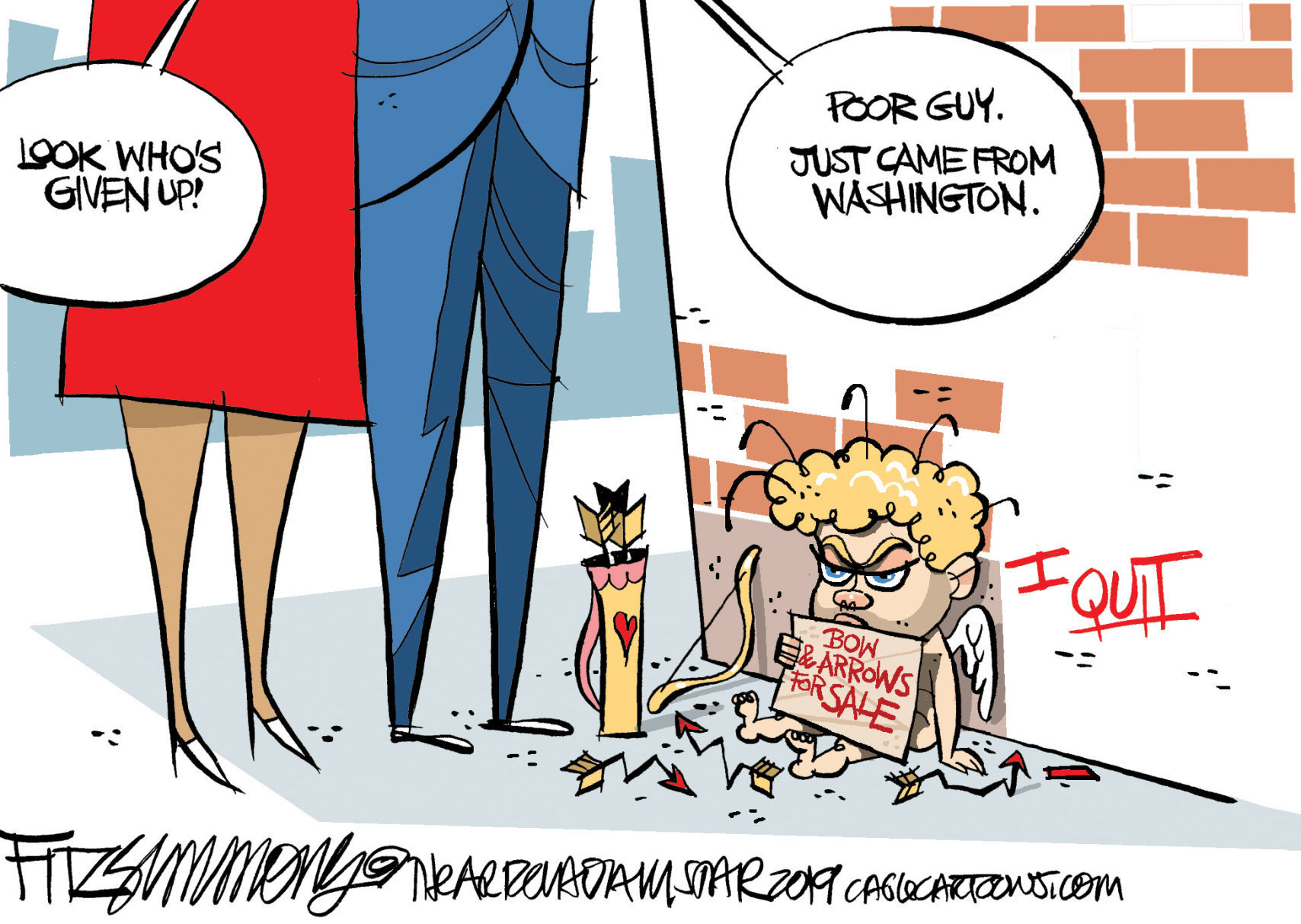 Daily Fitz Cartoon: Valentine's Day